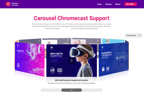 Carousel Chromecast Support