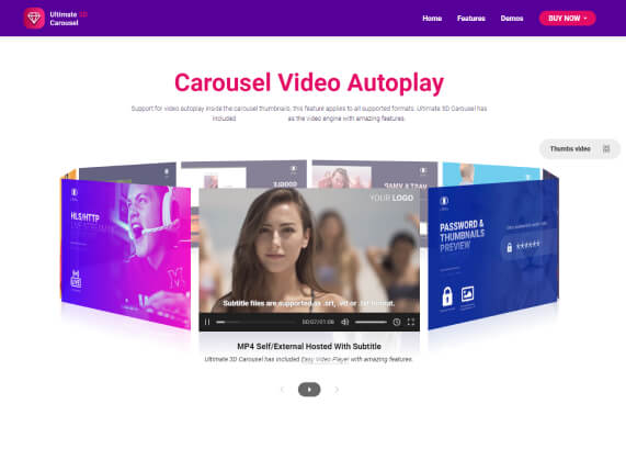 Carousel Video Autoplay
