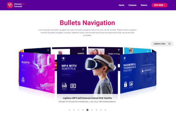 Bullets Navigation