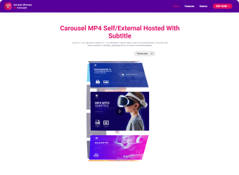 Carousel MP4 Self/External Hosted With Subtitle