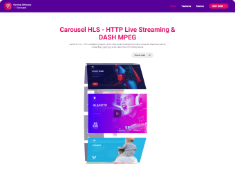 Carousel HLS - HTTP Live Streaming & DASH MPEG
