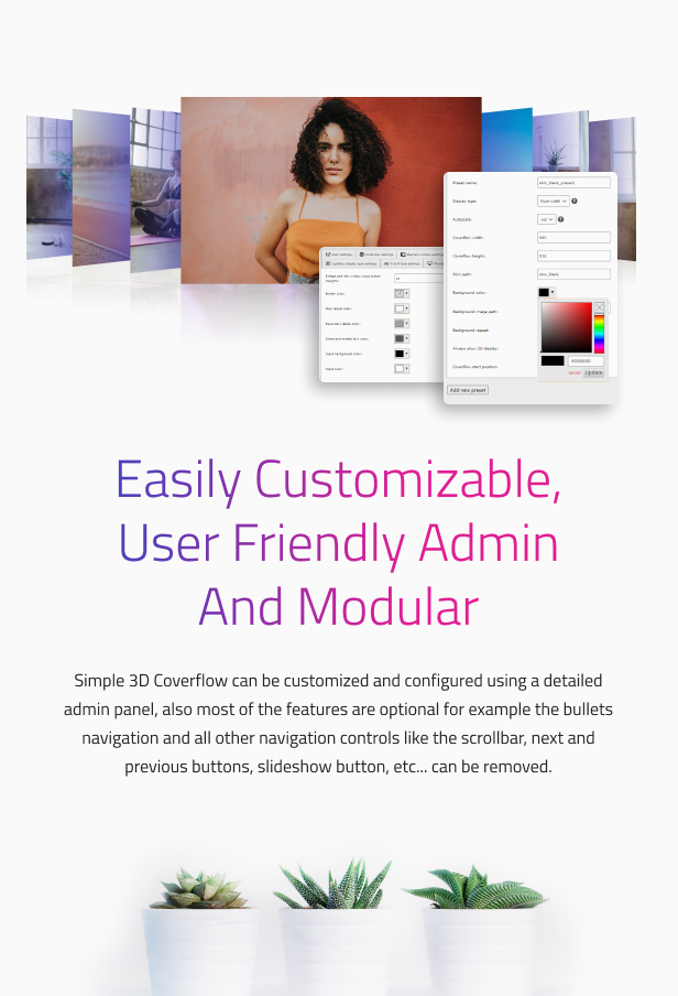 Simple 3D Coverflow WordPress Plugin - 15