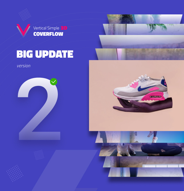 Vertical Simple 3D Coverflow WordPress Plugin
